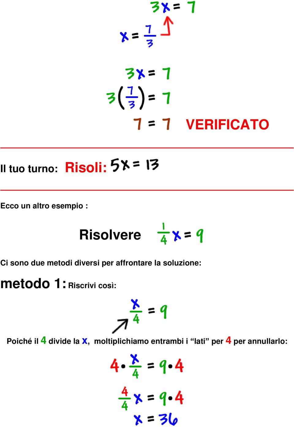 la soluzione: metodo 1: Riscrivi così: Poiché il 4