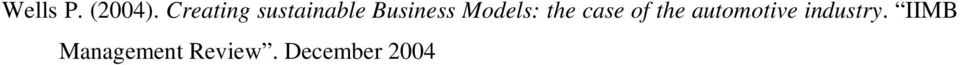Models: the case of the