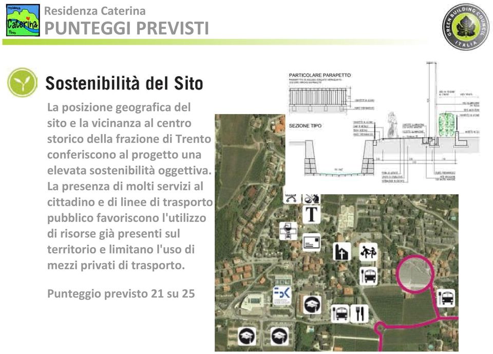 La presenza di molti servizi al cittadino e di linee di trasporto pubblico favoriscono