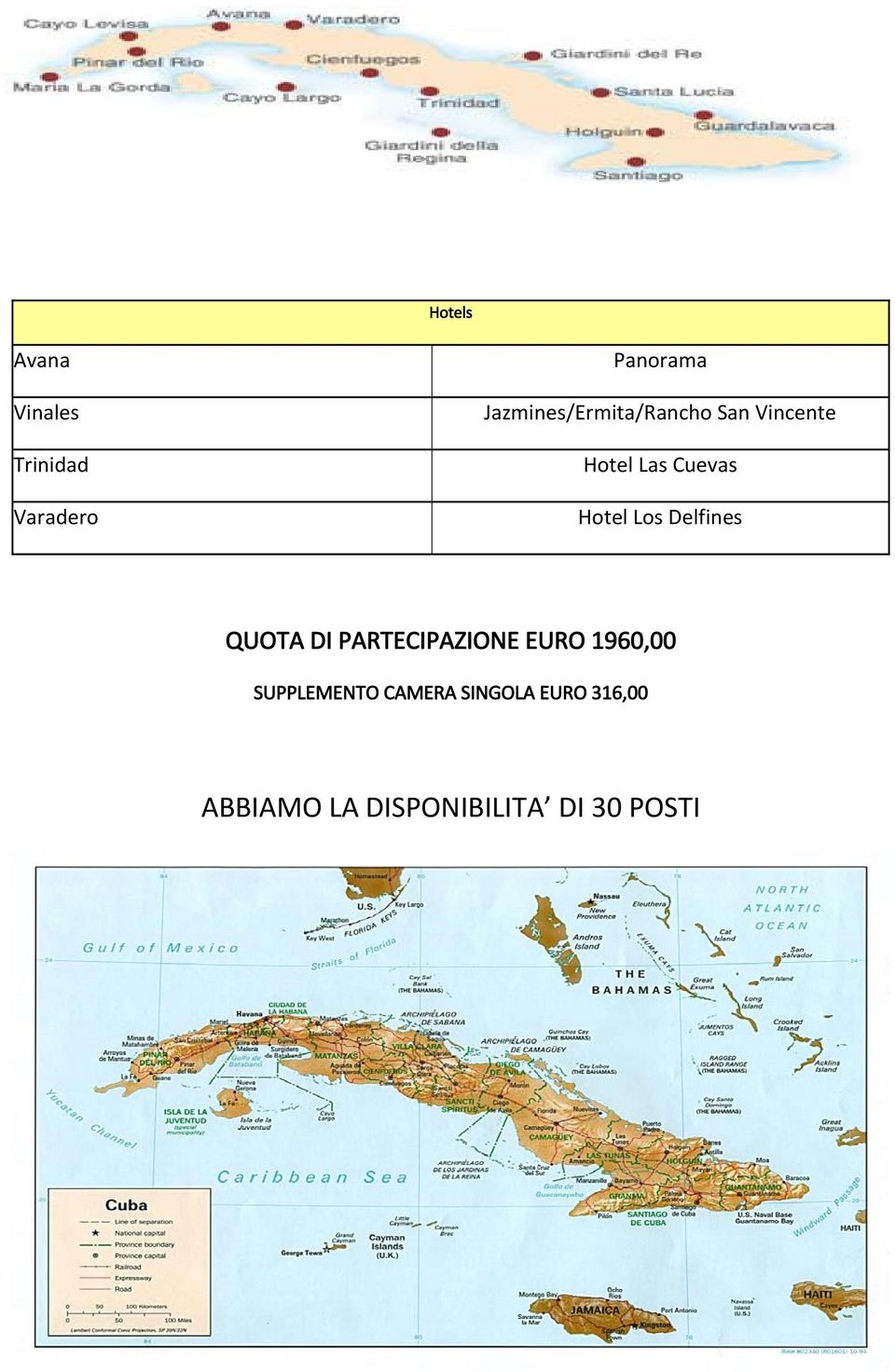 Hotel Los Delfines QUOTA DI PARTECIPAZIONE EURO 1960,00