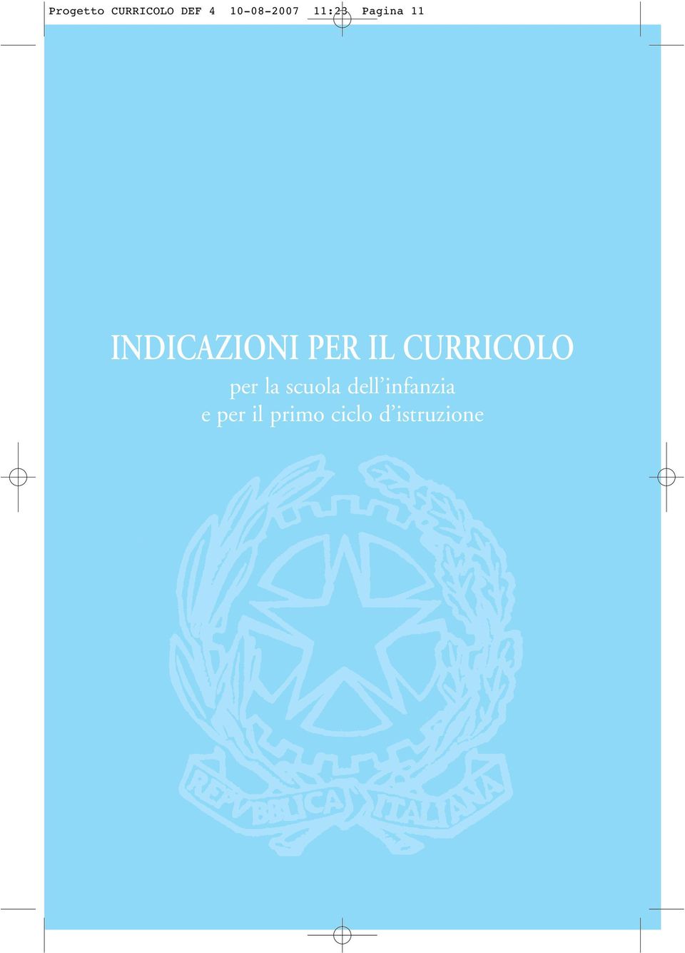 CURRICOLO per la scuola dell