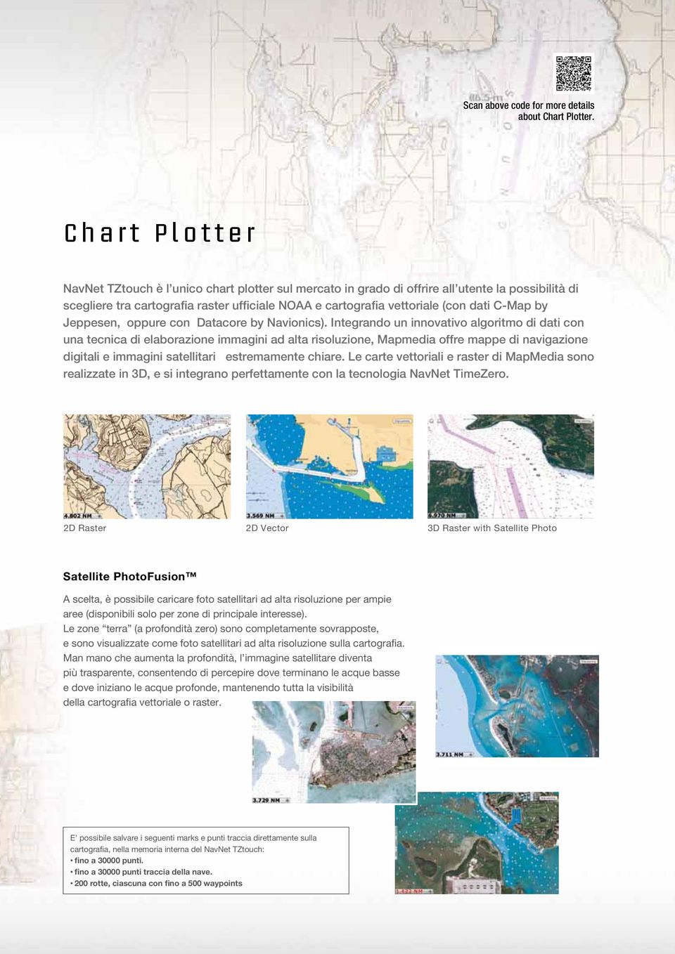 C-Map by Jeppesen, oppure con Datacore by Navionics).