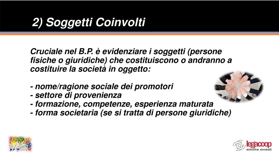 andranno a costituire la società in oggetto: - nome/ragione sociale dei