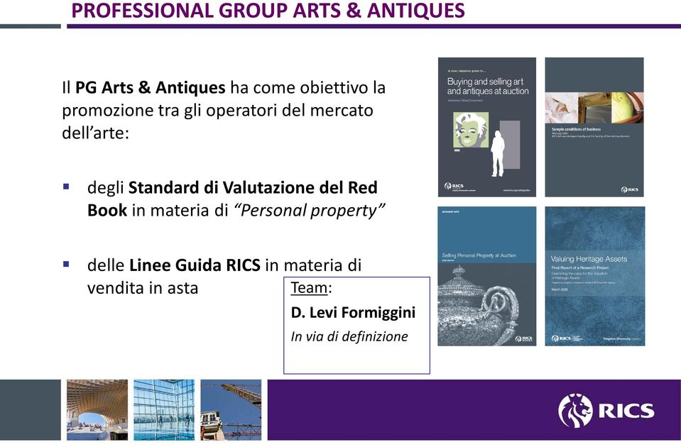 Valutazione del Red Book in materia di Personal property delle Linee Guida