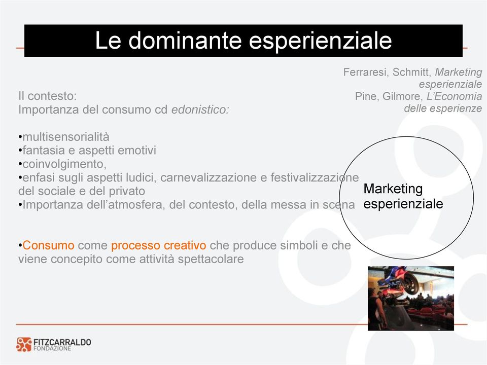 ludici, carnevalizzazione e festivalizzazione del sociale e del privato Importanza dell atmosfera, del contesto, della messa