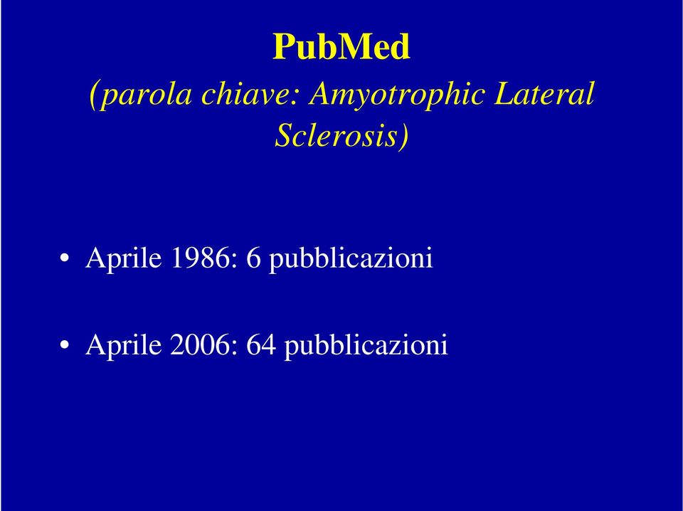 Sclerosis) Aprile 1986: 6