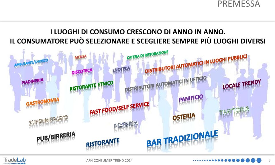 IL CONSUMATORE PUÒ SELEZIONARE