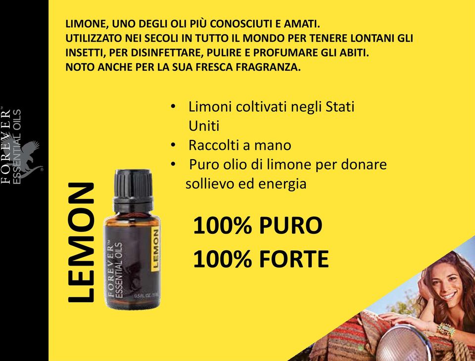 DISINFETTARE, PULIRE E PROFUMARE GLI ABITI. NOTO ANCHE PER LA SUA FRESCA FRAGRANZA.