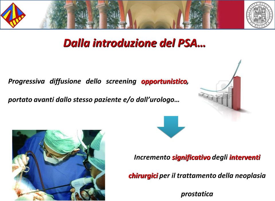 paziente e/o dall urologo Incremento significativo degli