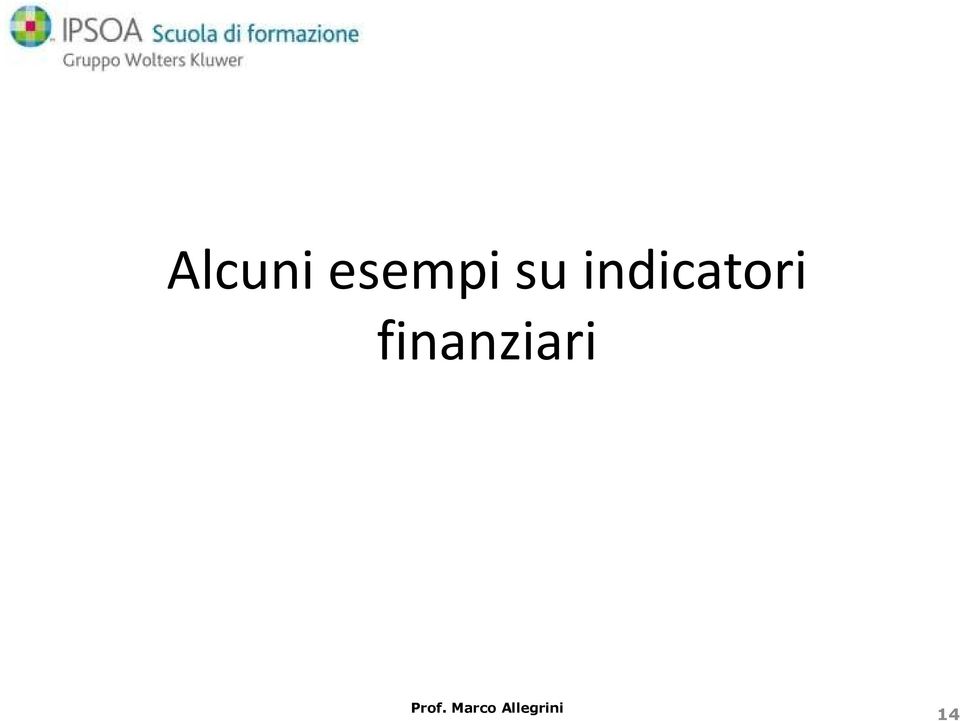 finanziari Prof.