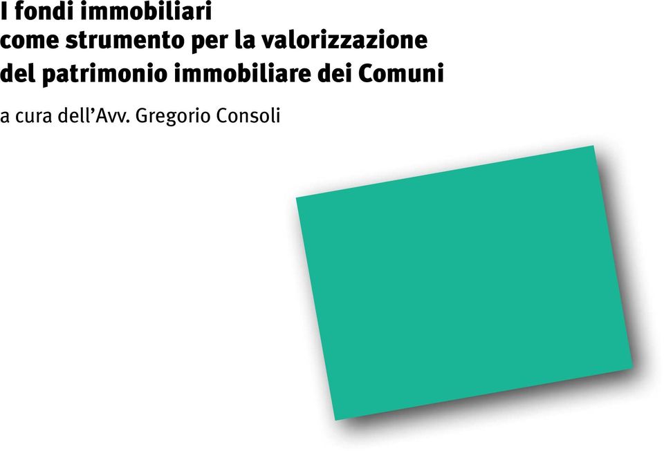 del patrimonio immobiliare dei