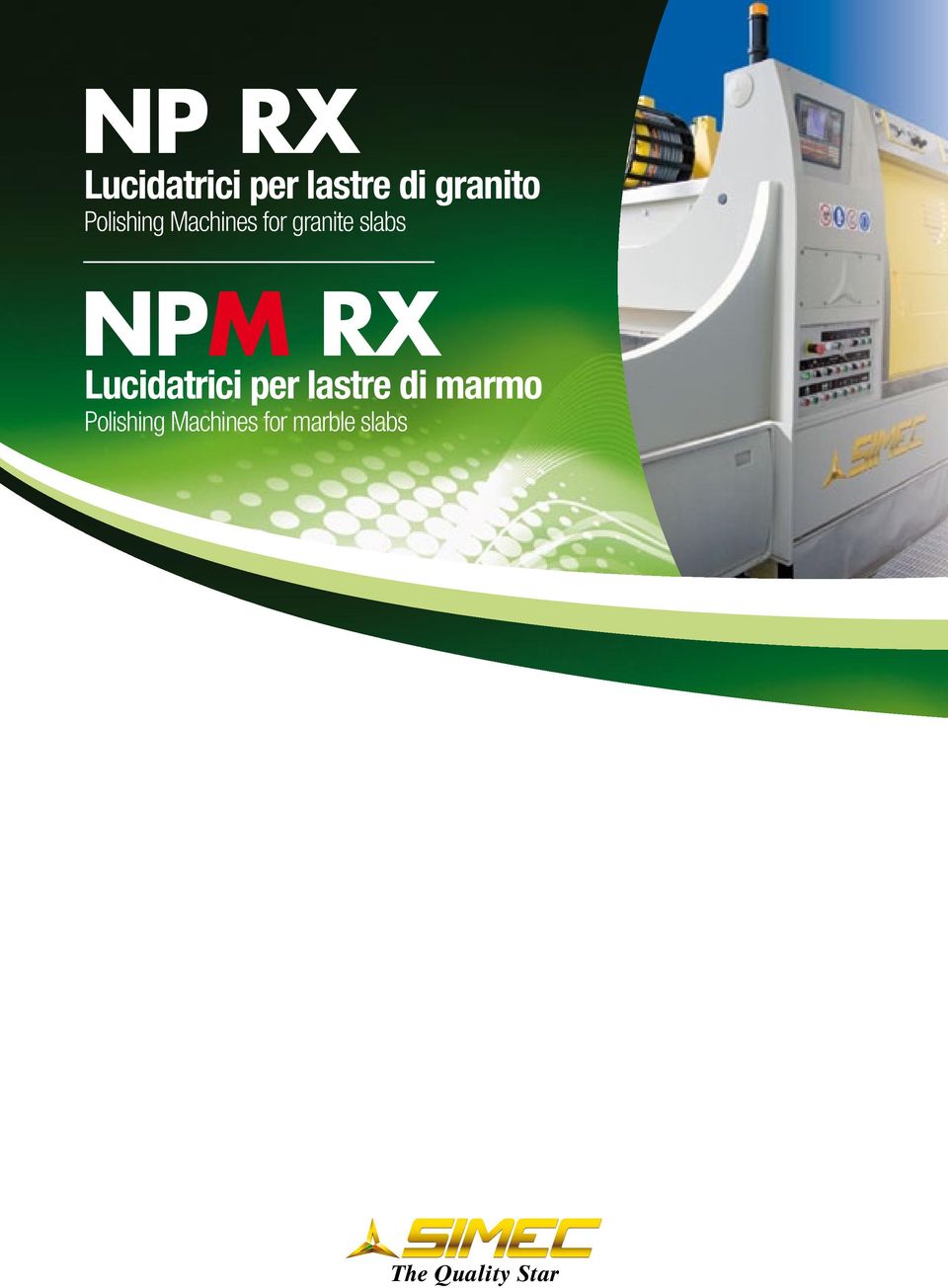 RX Lucidatrici per lastre di marmo