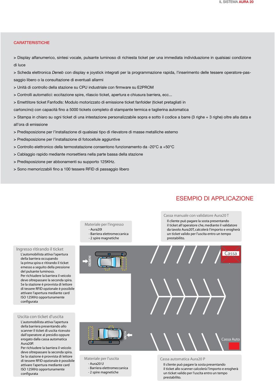 firmware su E2PROM > Controlli automatici: eccitazione spire, rilascio ticket, apertura e chiusura barriera, ecc.