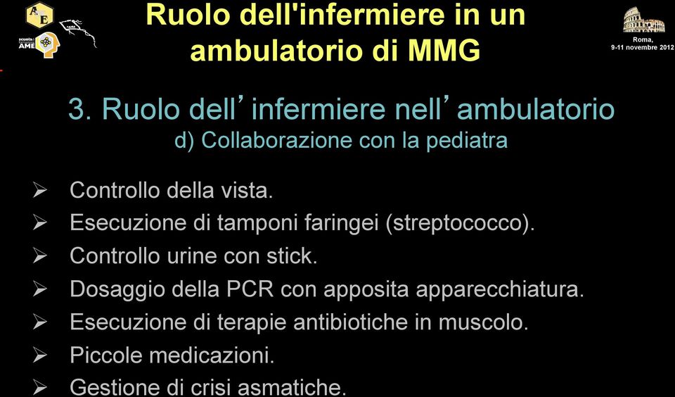 Controllo urine con stick.