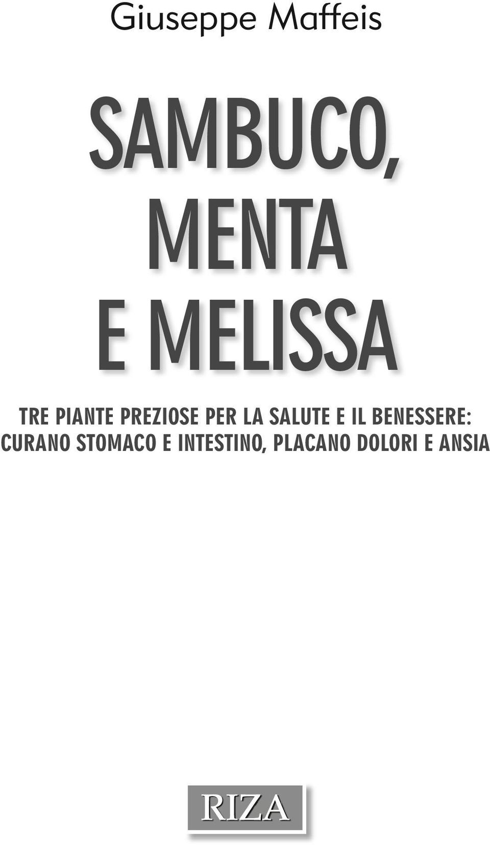 SALUTE E IL BENESSERE: CURANO