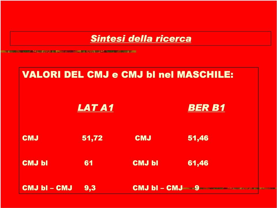 BER B1 CMJ 51,72 CMJ 51,46 CMJ bl