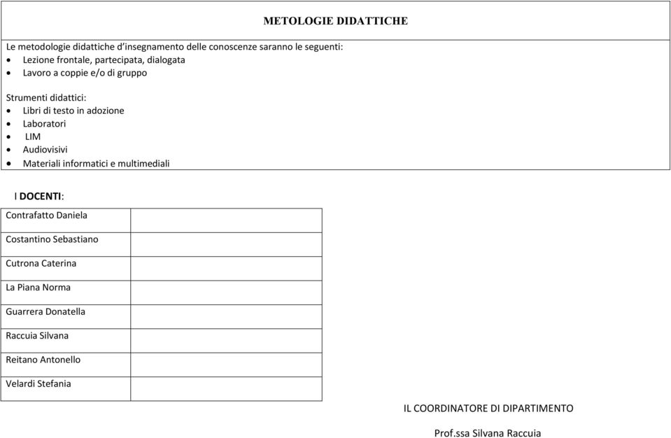 Audiovisivi Materiali informatici e multimediali I DOCENTI: Contrafatto Daniela Costantino Sebastiano Cutrona Caterina La