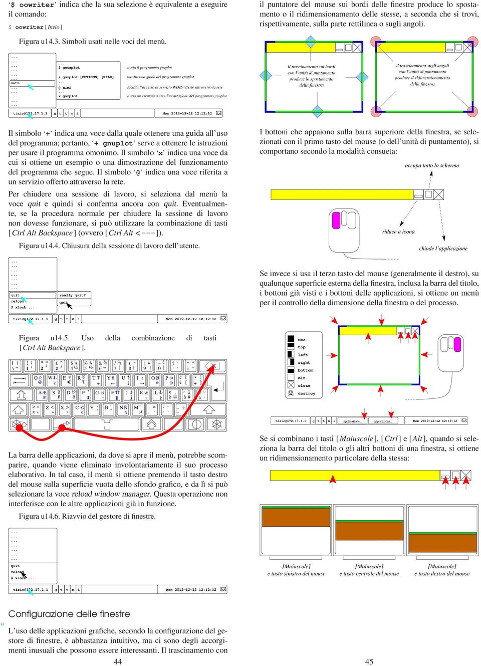 Il simbolo + indica una voce dalla quale ottenere una guida all uso del programma; pertanto, + gnuplot serve a ottenere le istruzioni per usare il programma omonimo.