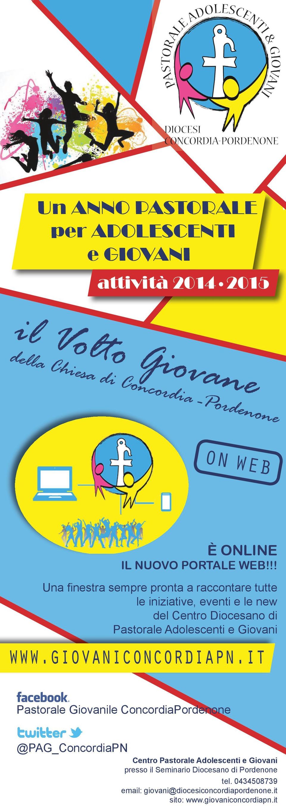 !! Una finestra sempre pronta a raccontare tutte le iniziative, eventi e le new del Centro Diocesano di Pastorale Adolescenti e Giovani