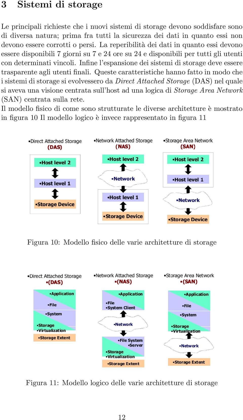 Infine l espansione dei sistemi di storage deve essere trasparente agli utenti finali.