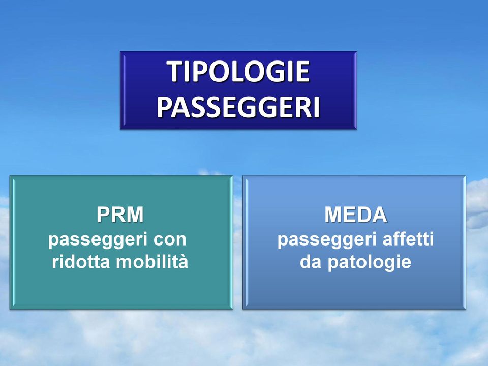 ridotta mobilità MEDA