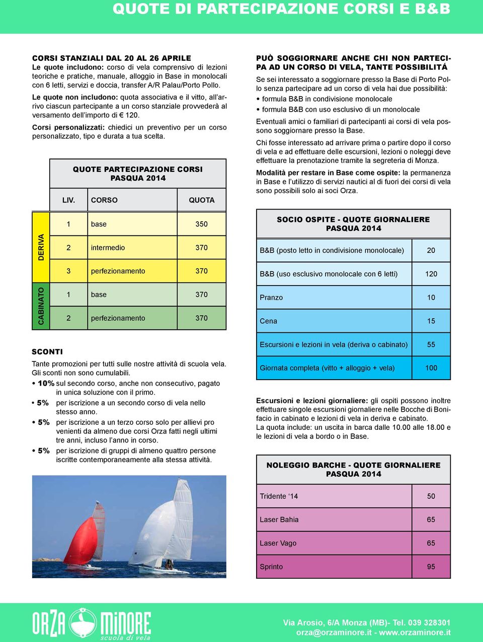 Le quote non includono: quota associativa e il vitto, all arrivo ciascun partecipante a un corso stanziale provvederà al versamento dell importo di 120.