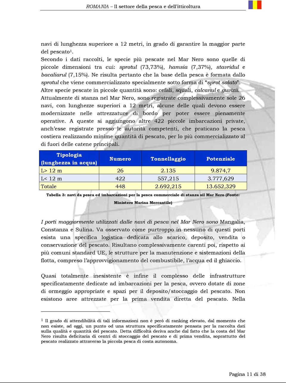 Ne risulta pertanto che la base della pesca è formata dallo sprotul che viene commercializzato specialmente sotto forma di sprot salato.