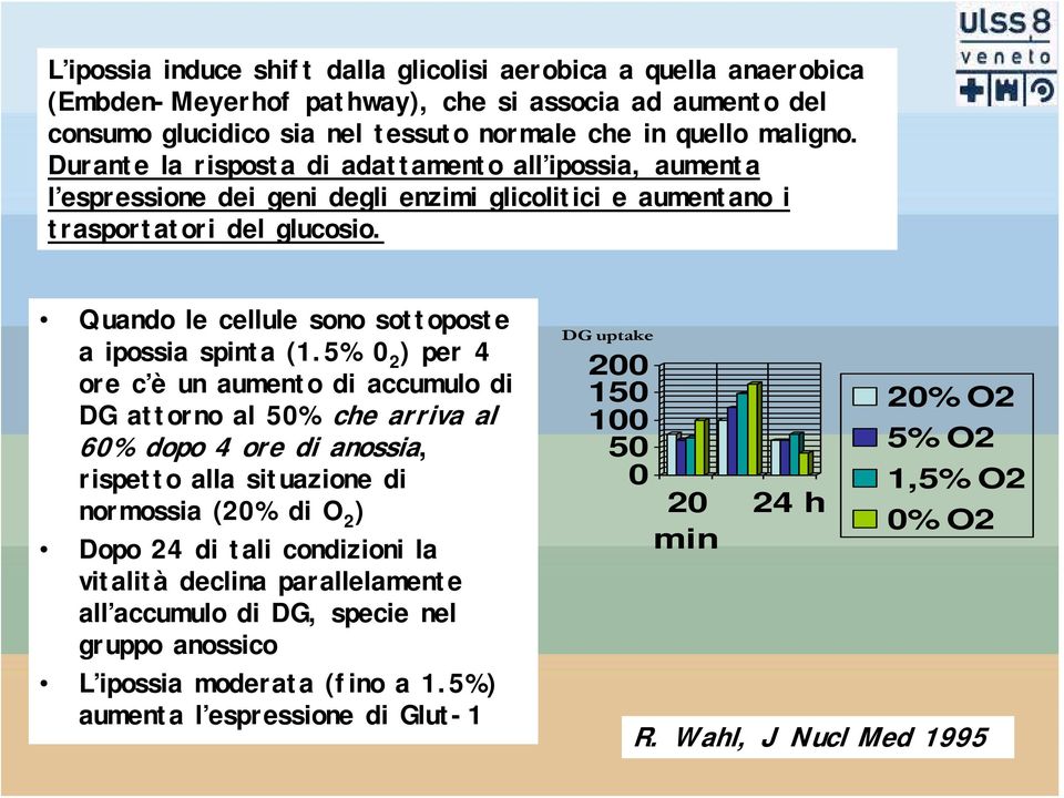 5% 0 2 ) per 4 ore c è un aumento di accumulo di DG attorno al 50% che arriva al 60% dopo 4 ore di anossia, rispetto alla situazione di normossia (20% di O 2 ) Dopo 24 di tali condizioni la vitalità