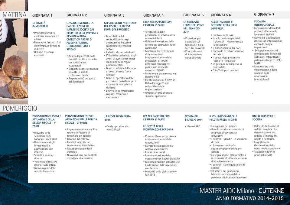 E SINDACI Analisi degli effetti sulla fiscalità diretta e indiretta per società e soci assegnatari Mappatura delle procedure previste in ambito civilistico e fiscale Responsabilità dei soci e dei