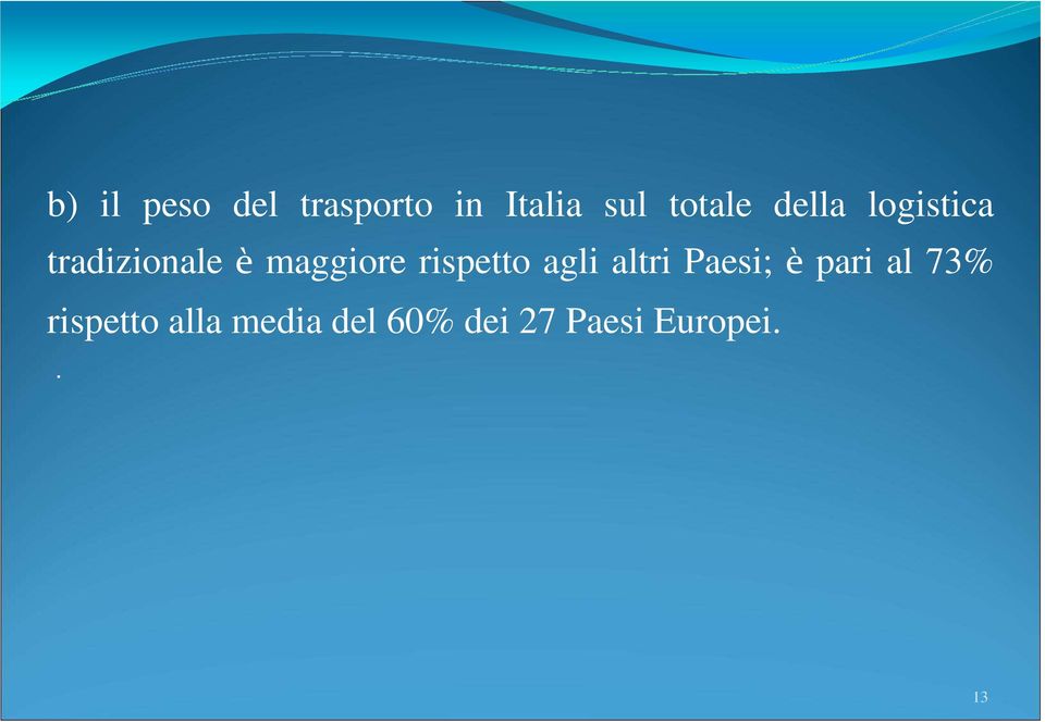 maggiore rispetto agli altri Paesi; è pari