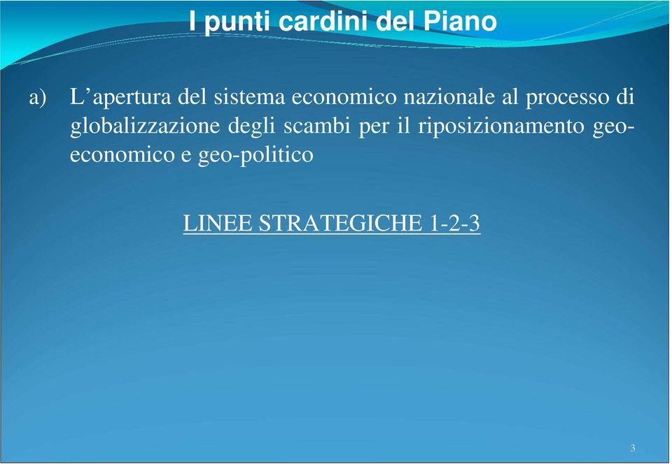 globalizzazione degli scambi per il