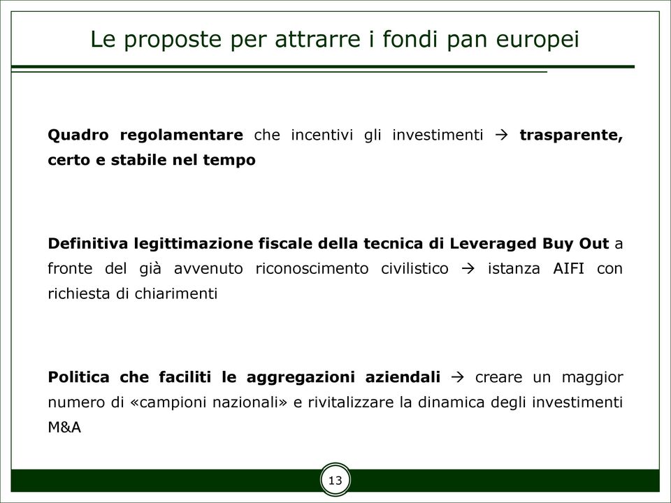 avvenuto riconoscimento civilistico istanza AIFI con richiesta di chiarimenti Politica che faciliti le