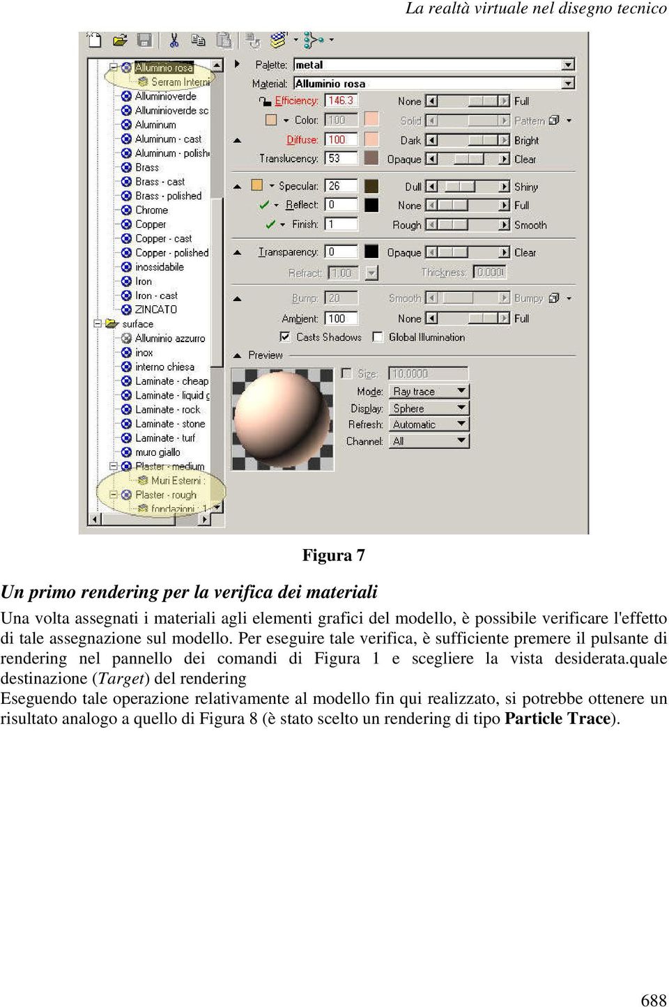 Per eseguire tale verifica, è sufficiente premere il pulsante di rendering nel pannello dei comandi di Figura 1 e scegliere la vista