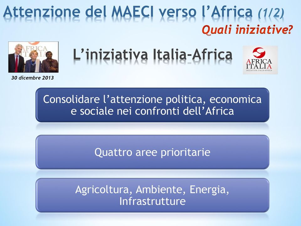 politica, economica e sociale nei confronti dell Africa