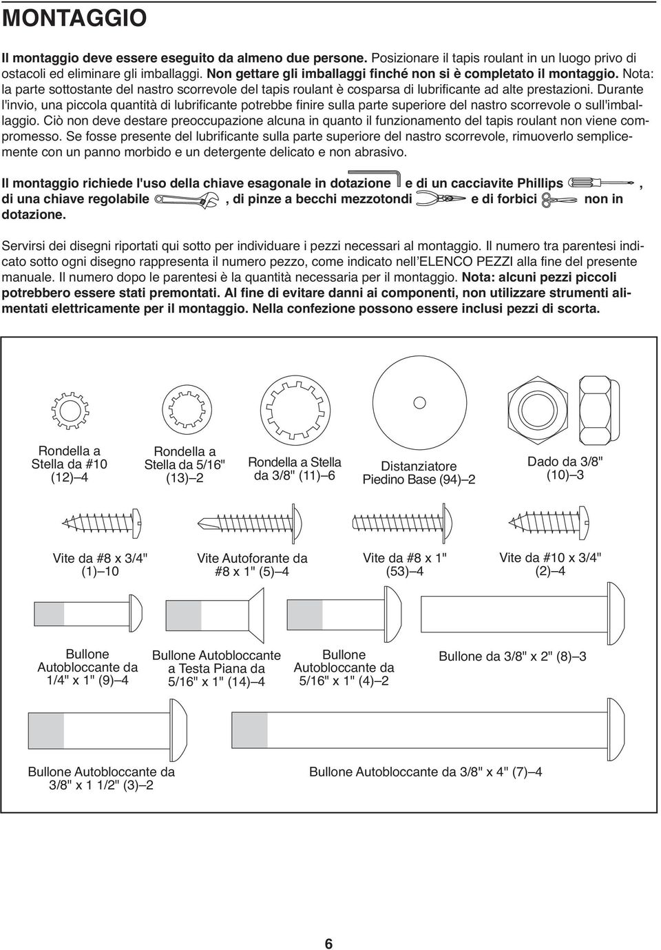 Durante l'invio, una piccola quantità di lubrificante potrebbe finire sulla parte superiore del nastro scorrevole o sull'imballaggio.