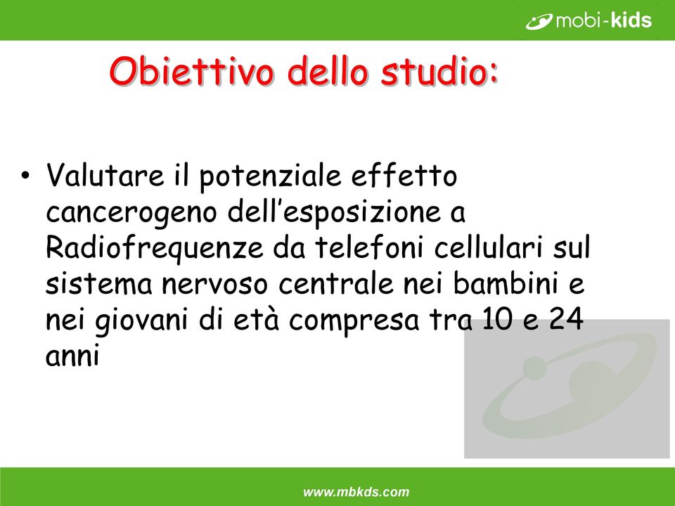 Radiofrequenze da telefoni cellulari sul sistema