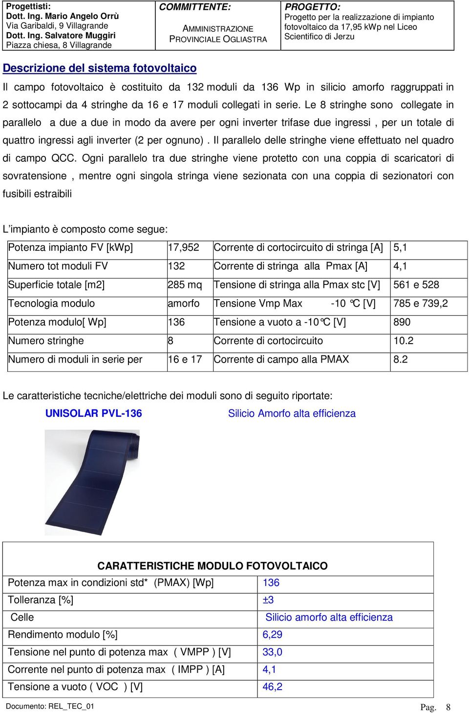 Il parallelo delle stringhe viene effettuato nel quadro di campo QCC.