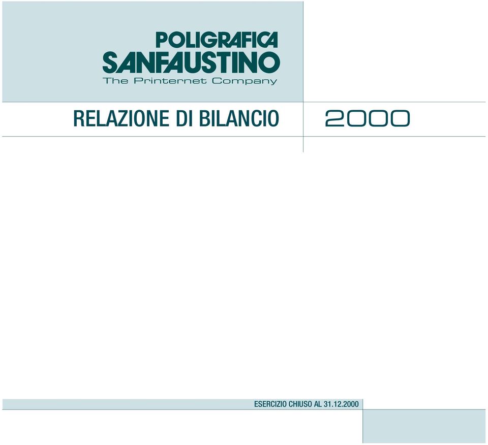 DI BILANCIO 2000