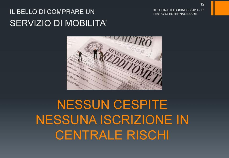 NESSUN CESPITE NESSUNA