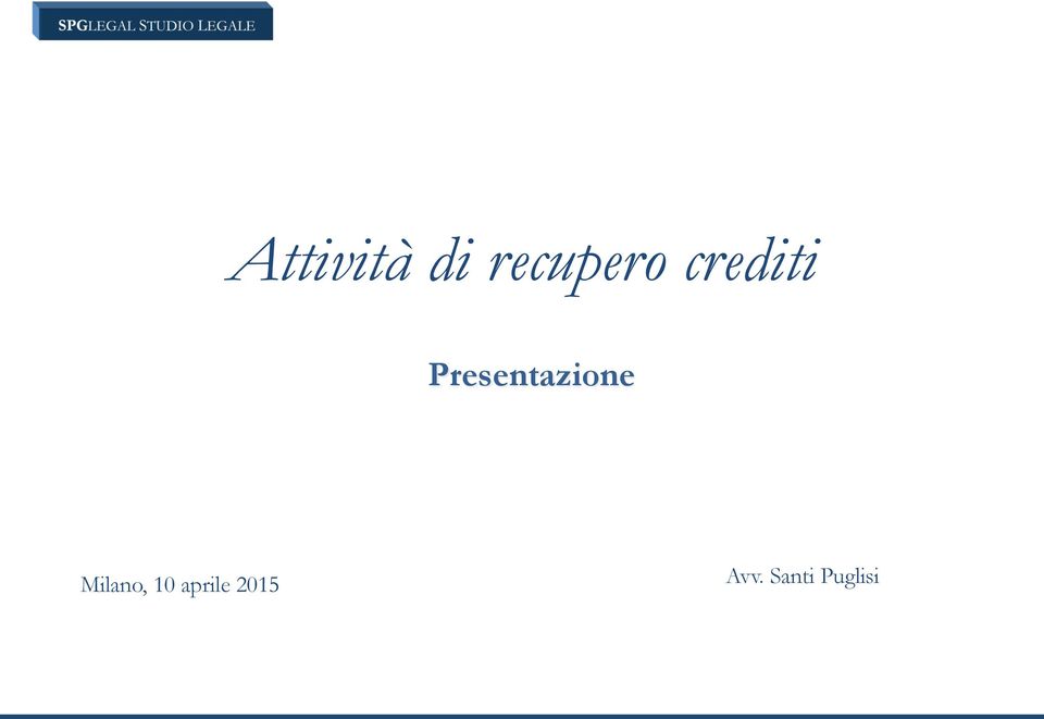 Presentazione