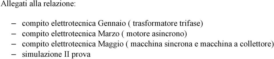 motore asincrono) compito elettrotecnica Maggio (