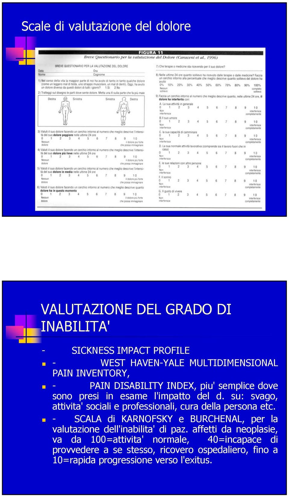 su: svago, attivita' sociali e professionali, cura della persona etc.