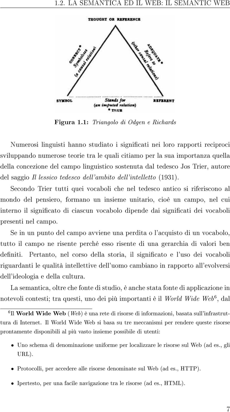 concezione del campo linguistico sostenuta dal tedesco Jos Trier, autore del saggio Il lessico tedesco dell'ambito dell'intelletto (1931).