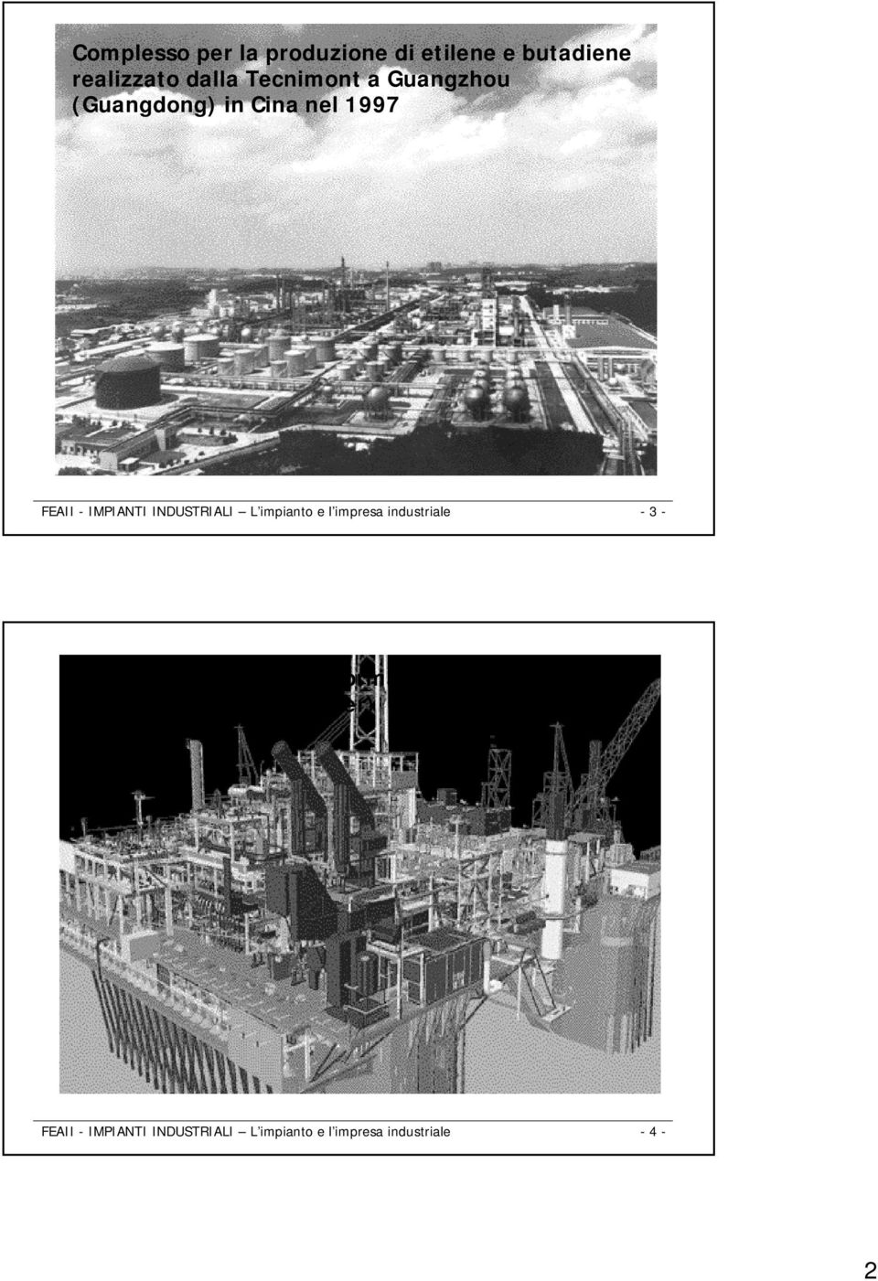 impresa industriale -3 - Modello 3D di una piattaforma di estrazione petrolifera