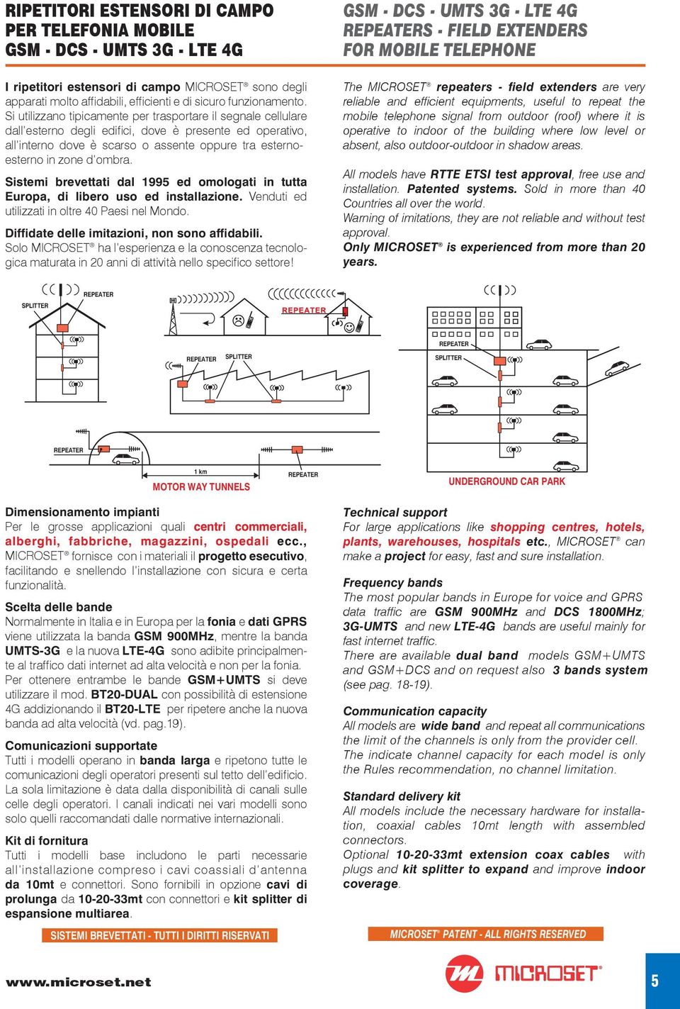 Sistemi brevettati dal 1995 ed omologati in tutta Europa, di libero uso ed installazione. Venduti ed utilizzati in oltre 40 Paesi nel Mondo. Diffidate delle imitazioni, non sono affidabili.