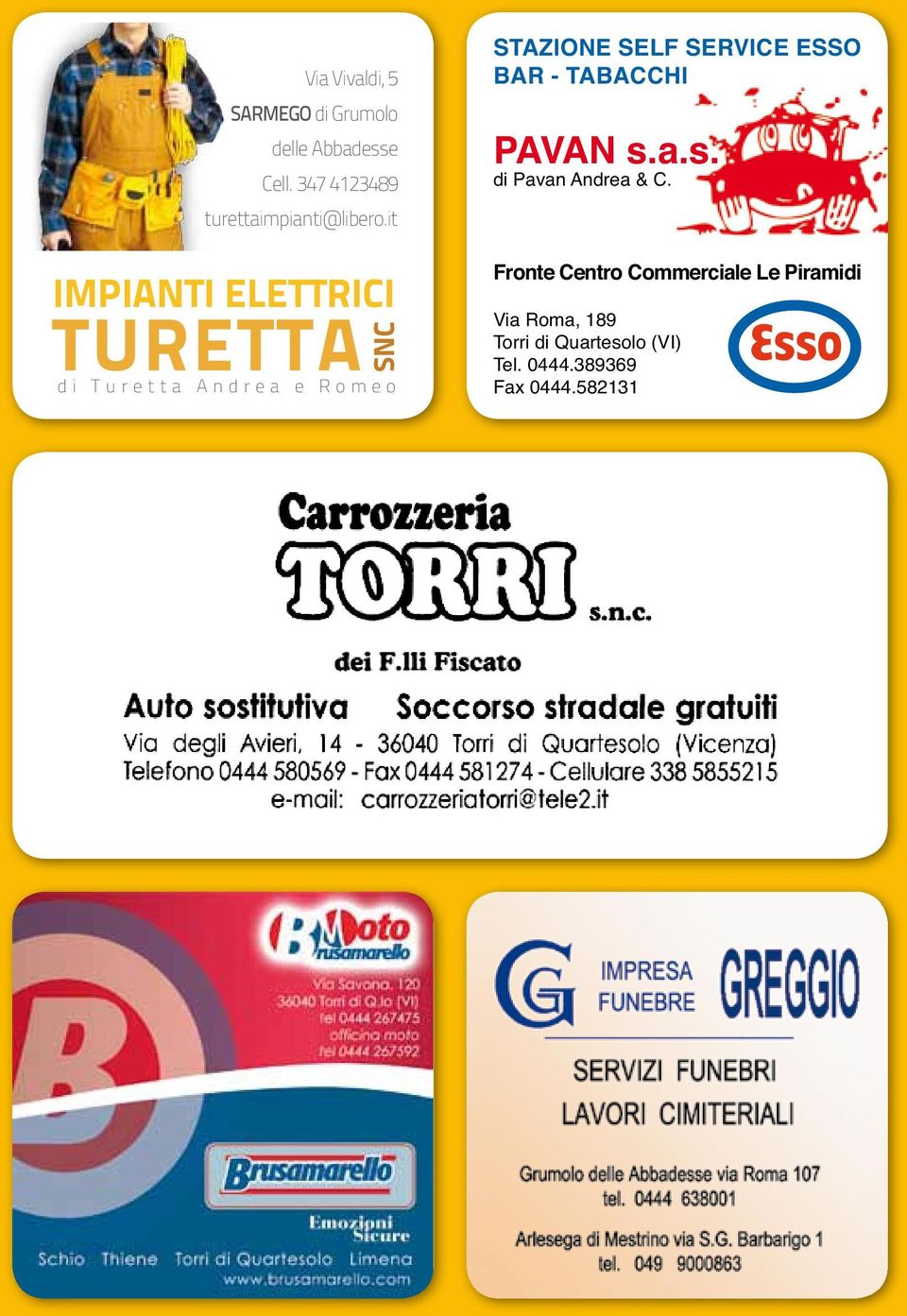 it IMPIANTI ELETTRICI TURETTA SNC di Turetta Andrea e Romeo STAZIONE SELF SERVICE