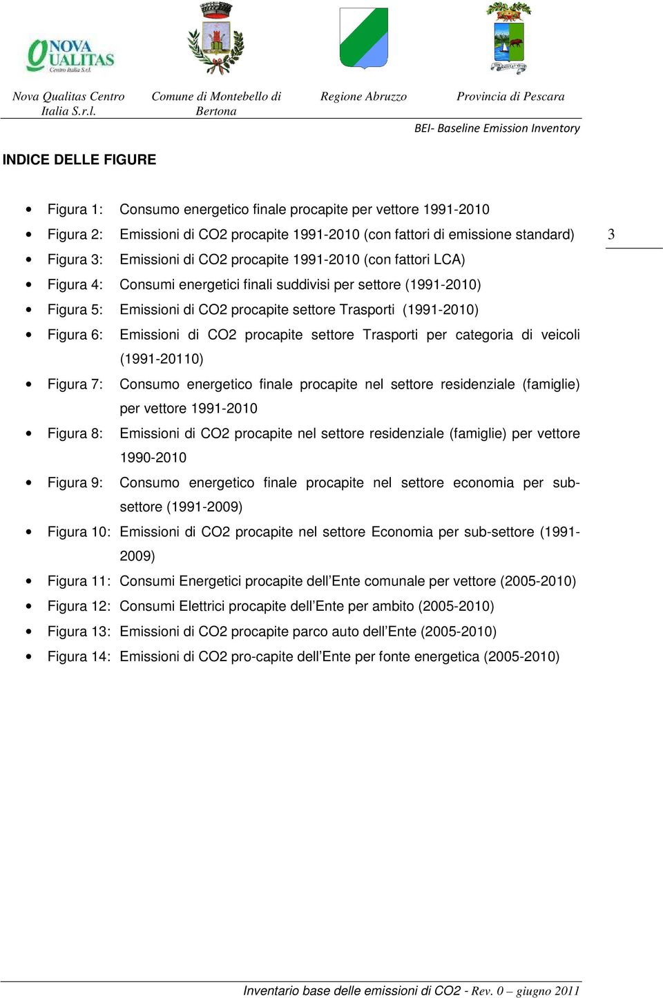 CO2 procapite settore Trasporti per categoria di veicoli (1991-20110) Figura 7: Consumo energetico finale procapite nel settore residenziale (famiglie) per vettore 1991-2010 Figura 8: Emissioni di