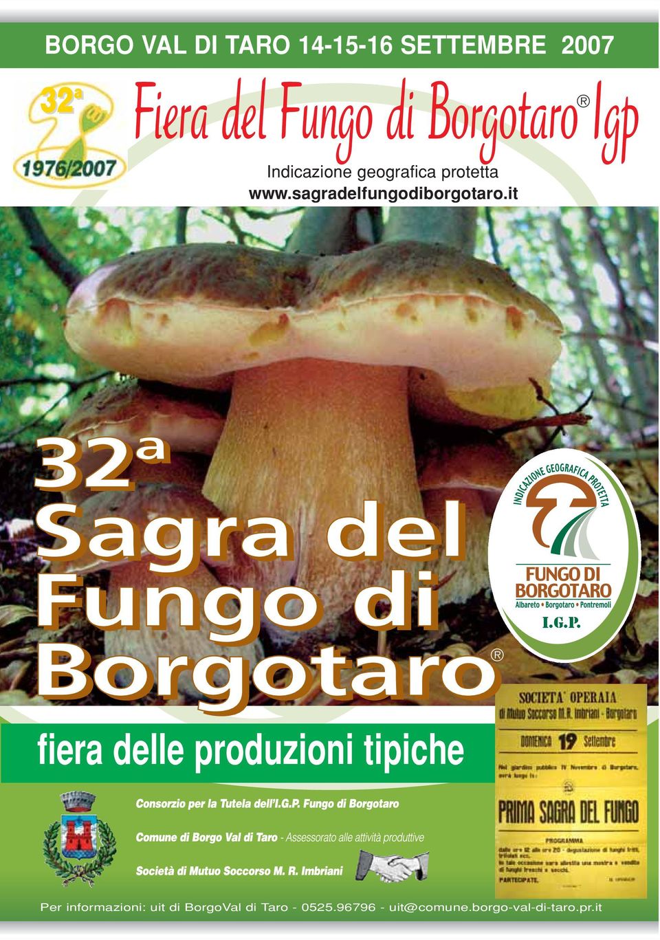 it 32ª Sagra del Fungo di Borgotaro fiera delle produzioni tipiche Per