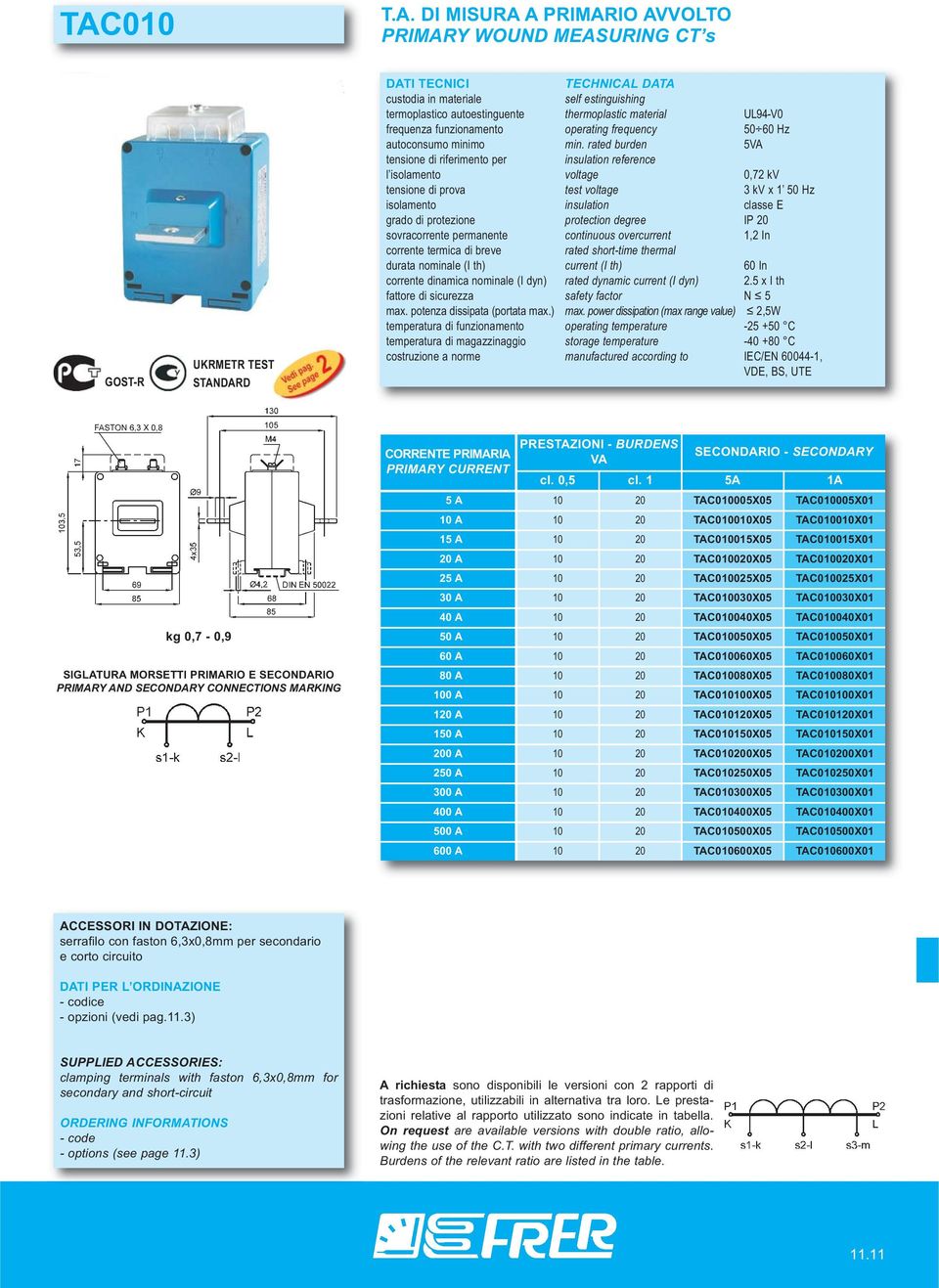 TAC010015X05 TAC010015X01 20 A 10 20 TAC010020X05 TAC010020X01 25 A 10 20 TAC010025X05 TAC010025X01 30 A 10 20 TAC010030X05 TAC010030X01 40 A 10 20 TAC010040X05 TAC010040X01 50 A 10 20 TAC010050X05