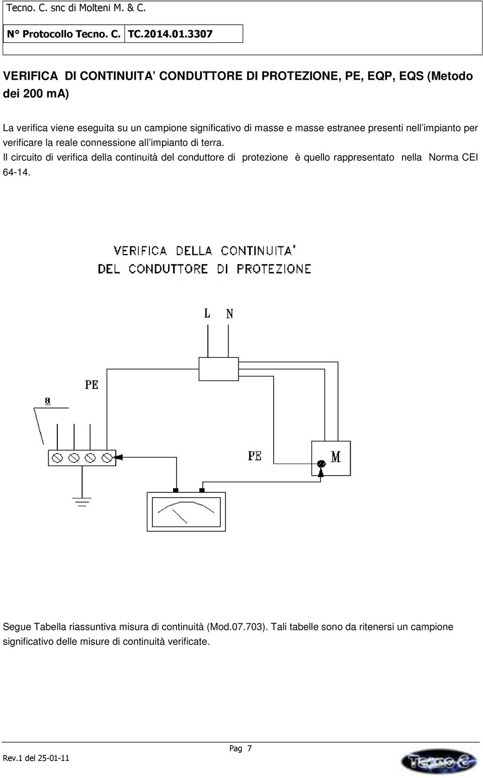 masse e masse estranee presenti nell impianto per verificare la reale connessione all impianto di terra.